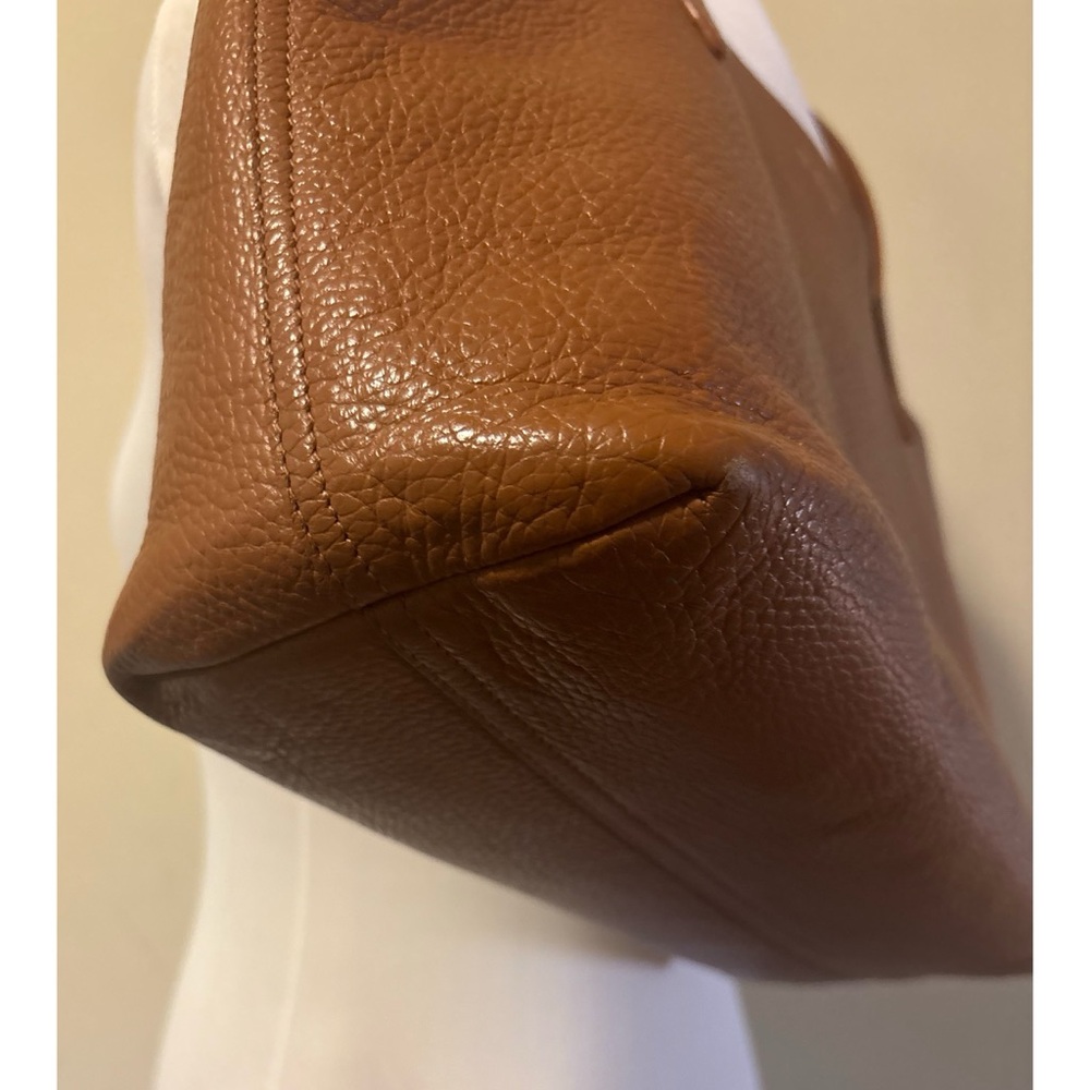 Cuyana Small Structured Leather Tote in Caramel / Blush ~ Monogram - Picture 10 of 11